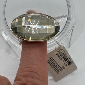 Calvin Klein Gold and Silver Oval Ring